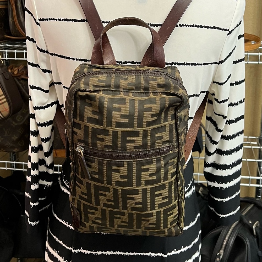 Vintage Fendi | Zucca Canvas Backpack